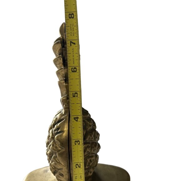 Penco brass 8 inch MCM Hollywood Regency made in Taiwan bookend set - Picture 6 of 8